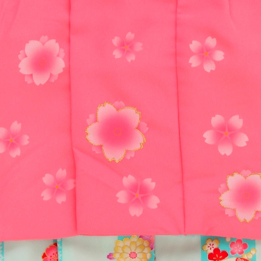 [レンタル] 七五三/節句 被布セット 3歳女の子 短冊模様 彩り手鞠の宅配レンタル - 2