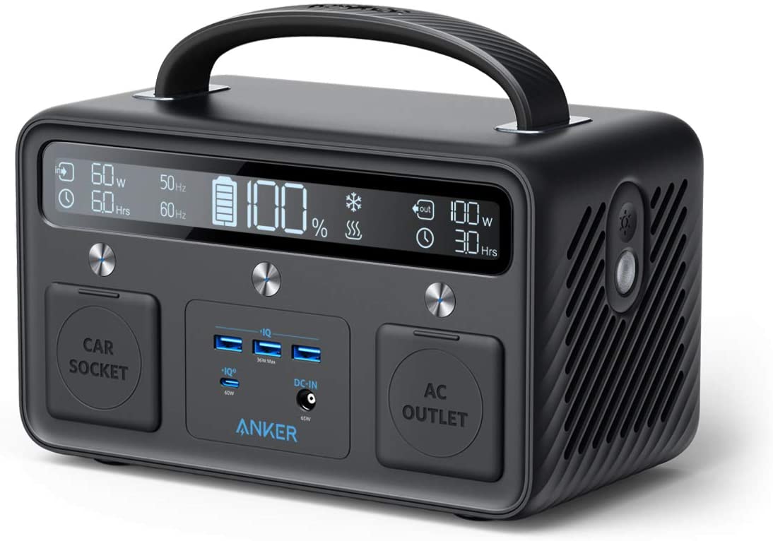 レンタル] Anker PowerHouse 2 400 A1730511 ブラック ポータブル電源 ...