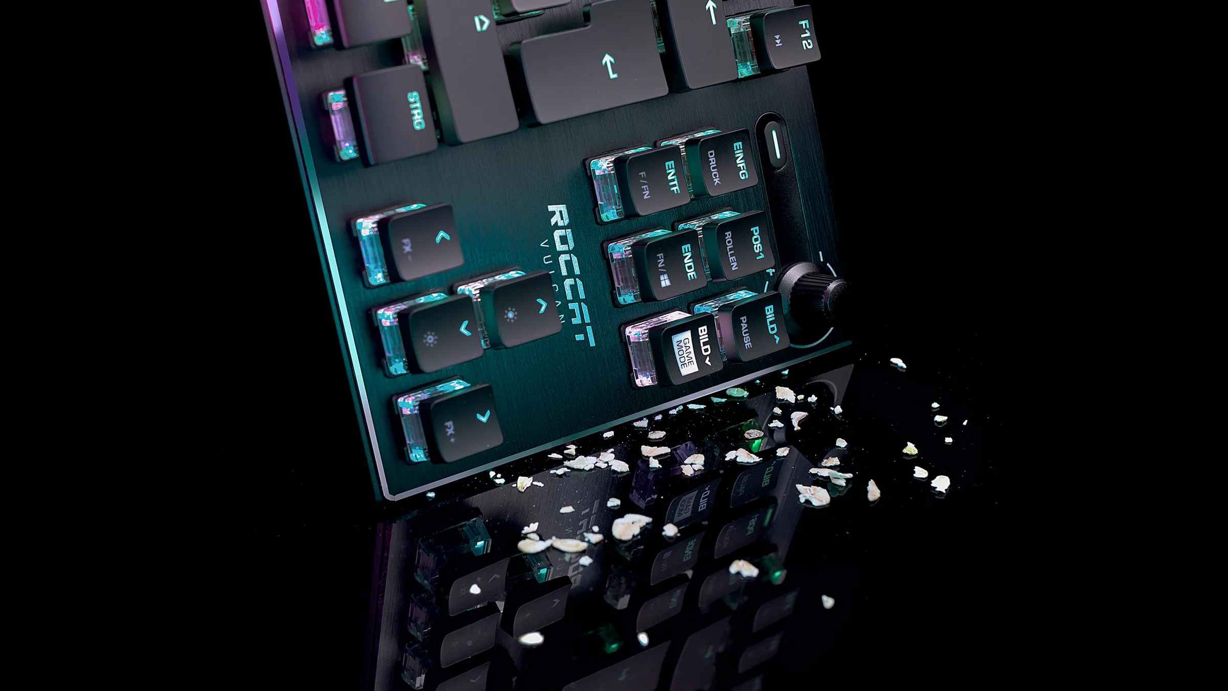 [レンタル] ROCCAT Vulcan TKL ゲーミングキーボード 英語配列 ブラック - 2