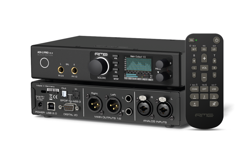 RME ADI-2 Pro FS R Black Edition オーディオインターフェース