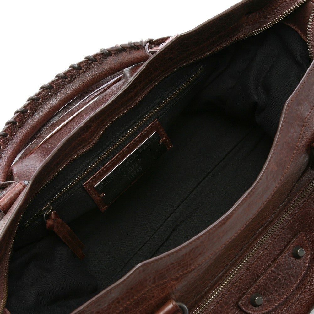 レンタル] レディース バレンシアガ シティー レザー ハンドバッグ