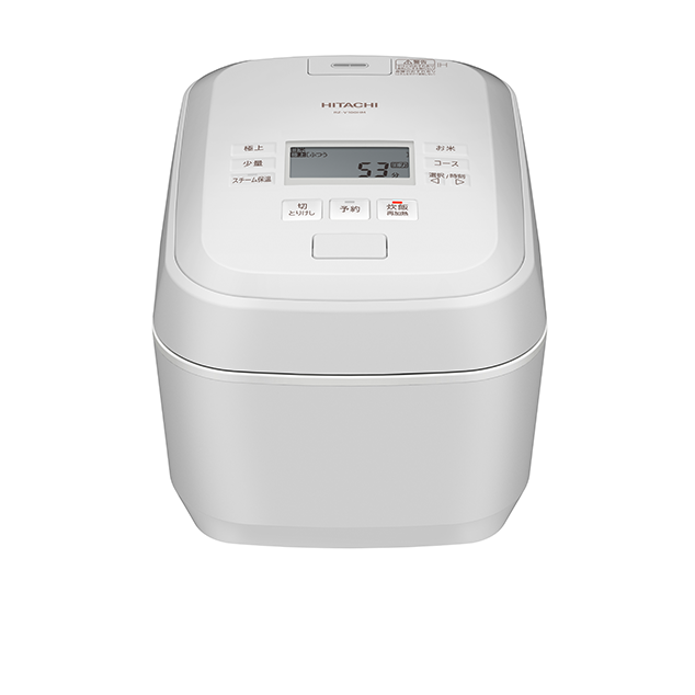 [レンタル] [5.5合炊き] 日立 ふっくら御膳 RZ-V100HM 沸騰鉄釜 圧力＆スチームIHジャー炊飯器 - 5