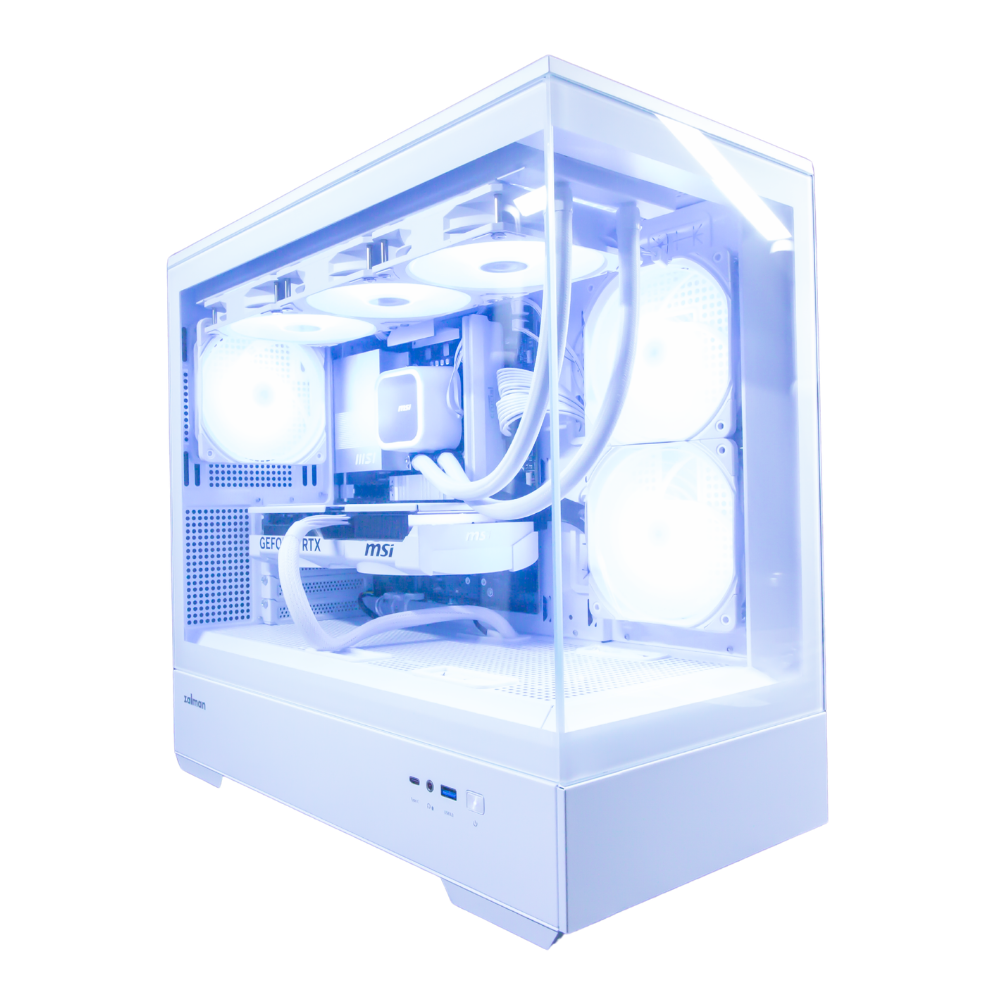 [レンタル] ブルックテックPC GAMEMAN CIEL MINI RTX5070 搭載モデル ゲーミングデスクトップパソコン ホワイト