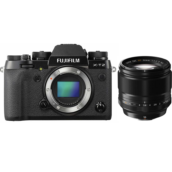 富士フイルム X-T2 XF56mm F1.2 R 単焦点レンズセット ミラーレス一眼
