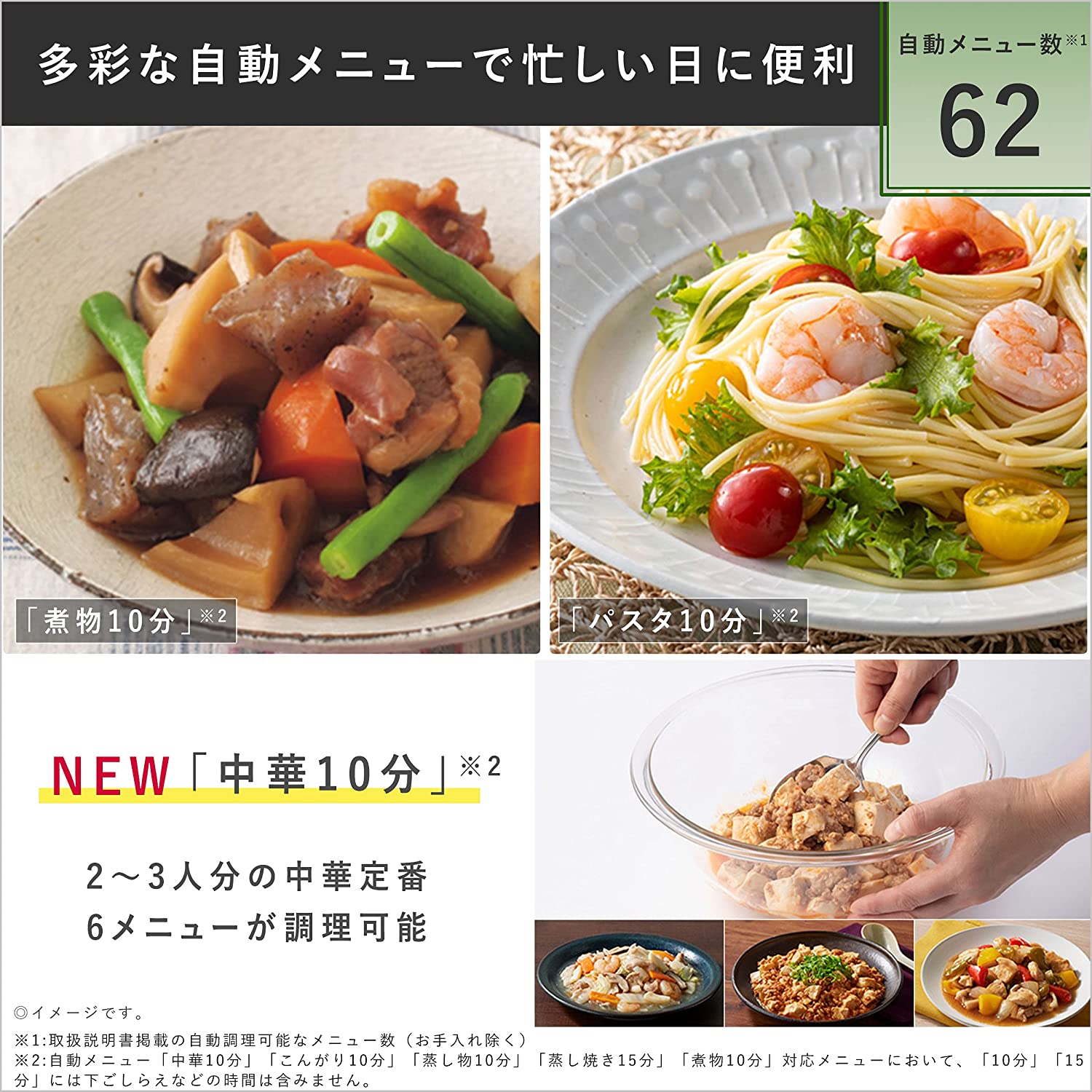 [レンタル] [26L]パナソニック エレック NE-MS268-K オーブンレンジ ブラック - 4