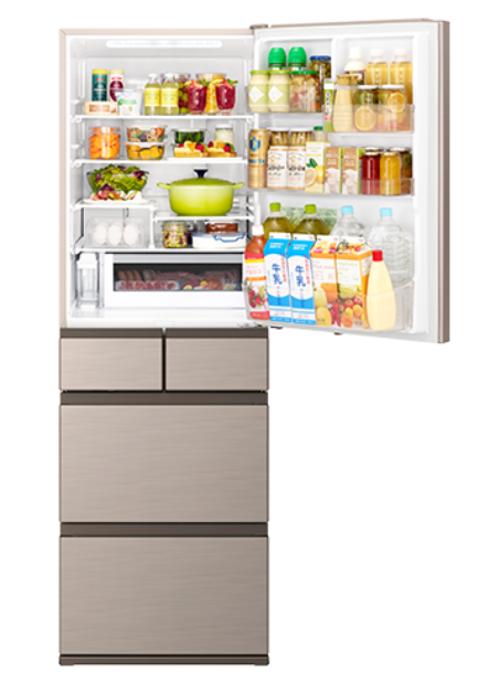 レンタル] [470L][ファミリー向け][右開き]日立 まんなか冷凍 冷蔵庫 R