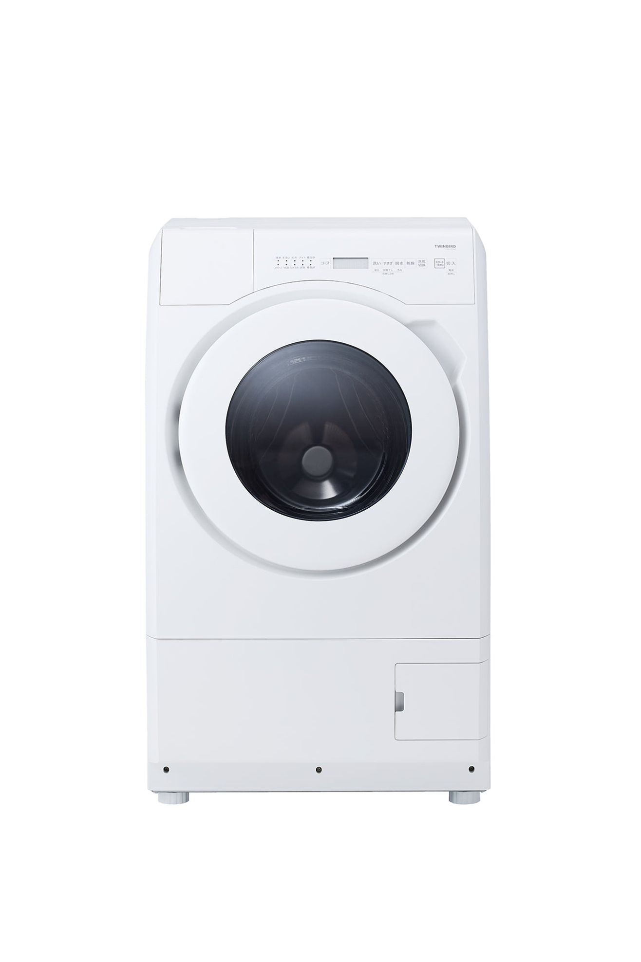 ツインバード ドラム式電気洗濯乾燥機 FW-FD90W 正面 ホワイト - 2
