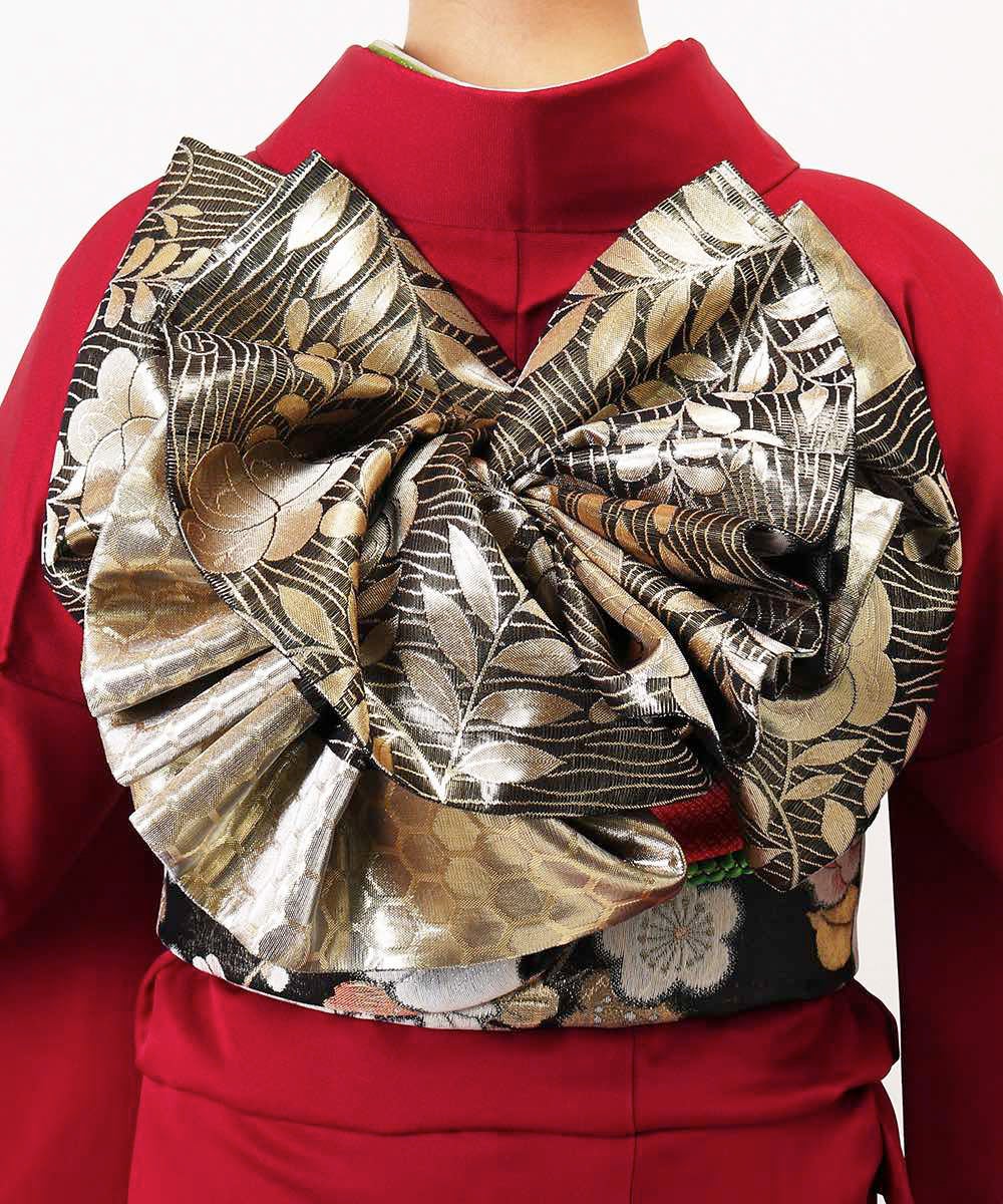 [レンタル] レンタル振袖フルセット-294 赤系 花柄の宅配レンタル - 20