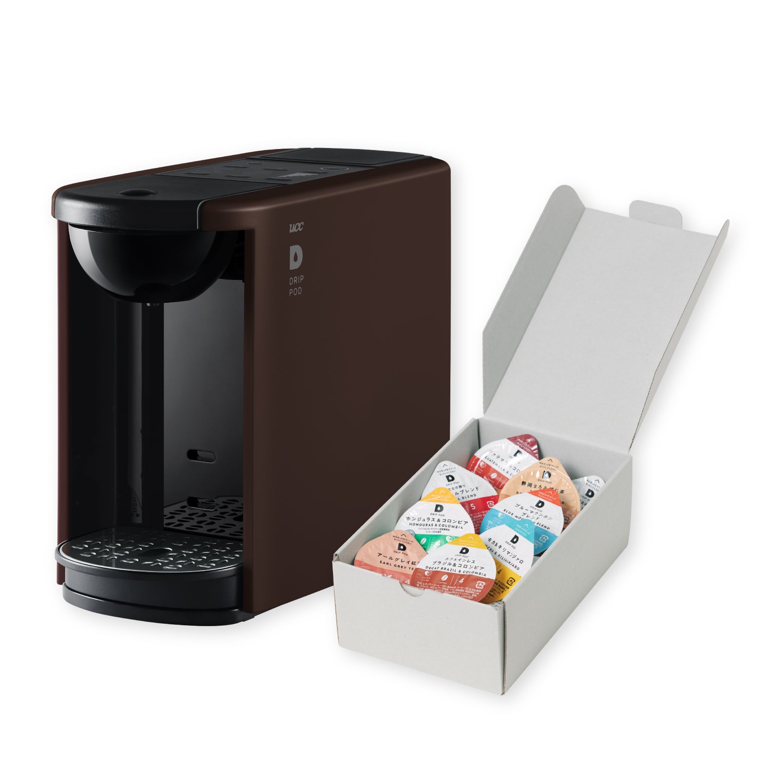 [レンタル] UCC ドリップポッド DP3(コーヒーカプセルセット) ブラウン