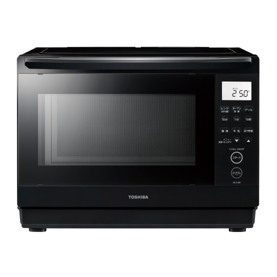 [レンタル] [26L]東芝 石窯ドーム ER-D70B 角皿式スチームオーブンレンジ ブラック