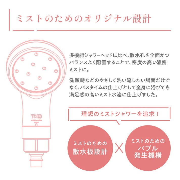 [レンタル] TKS ピュアラスフィニッシュミスト・スターターキット シャワーヘッド - 7