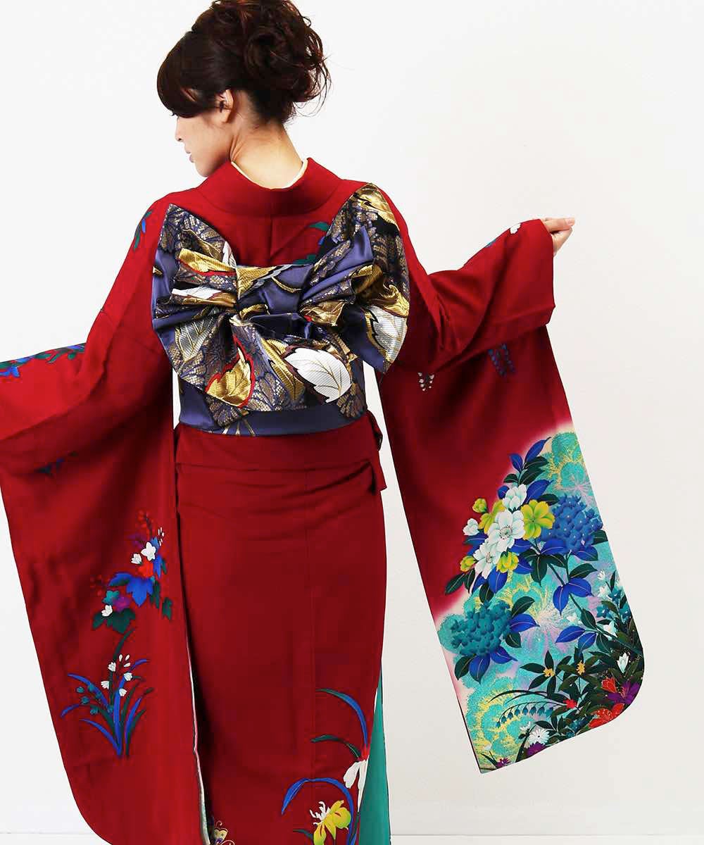 [レンタル] 【対応身長155-170cm】レンタル振袖フルセット-124の宅配レンタル - 2