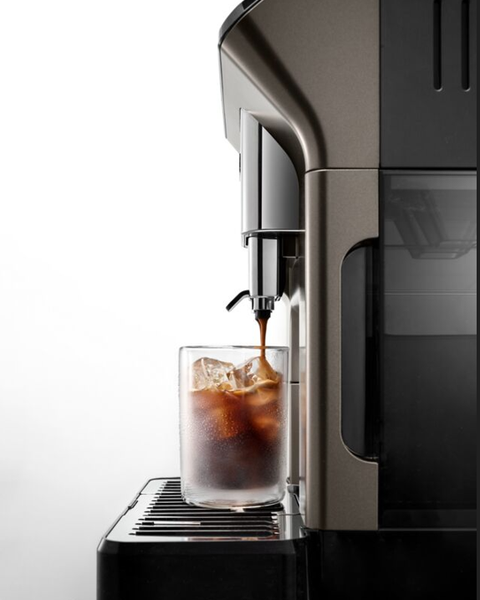 [レンタル] 【長期利用向け】デロンギ エレッタ エクスプロア ECAM45086T 全自動コーヒーマシン チタニウムグレー - 2