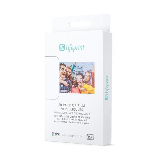 [販売]LifePrint Photo Paper 3x4.5サイズ 専用フォトペーパー 20枚入り