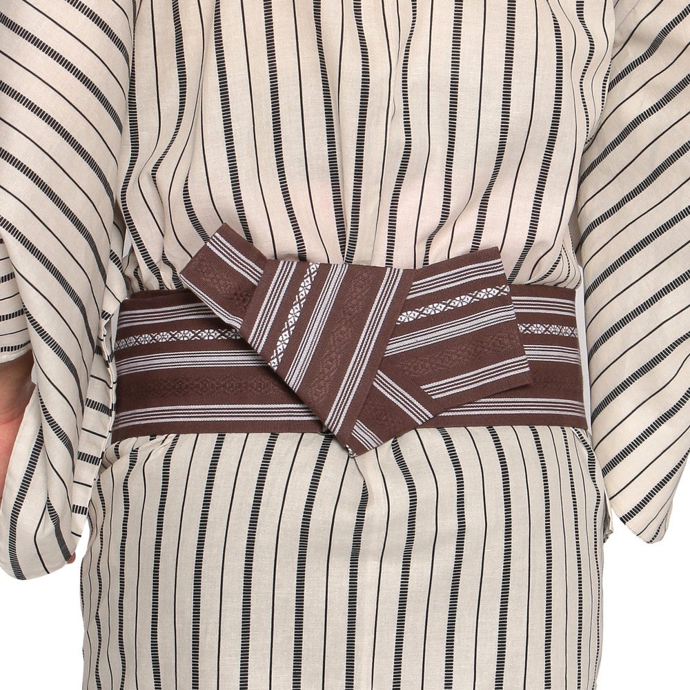 [レンタル] メンズ浴衣 フルセット 縦縞 身長目安170cm・175cmの宅配レンタル - 5