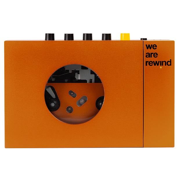 [レンタル] We Are Rewind WE-001 ポータブルカセットプレーヤー オレンジ