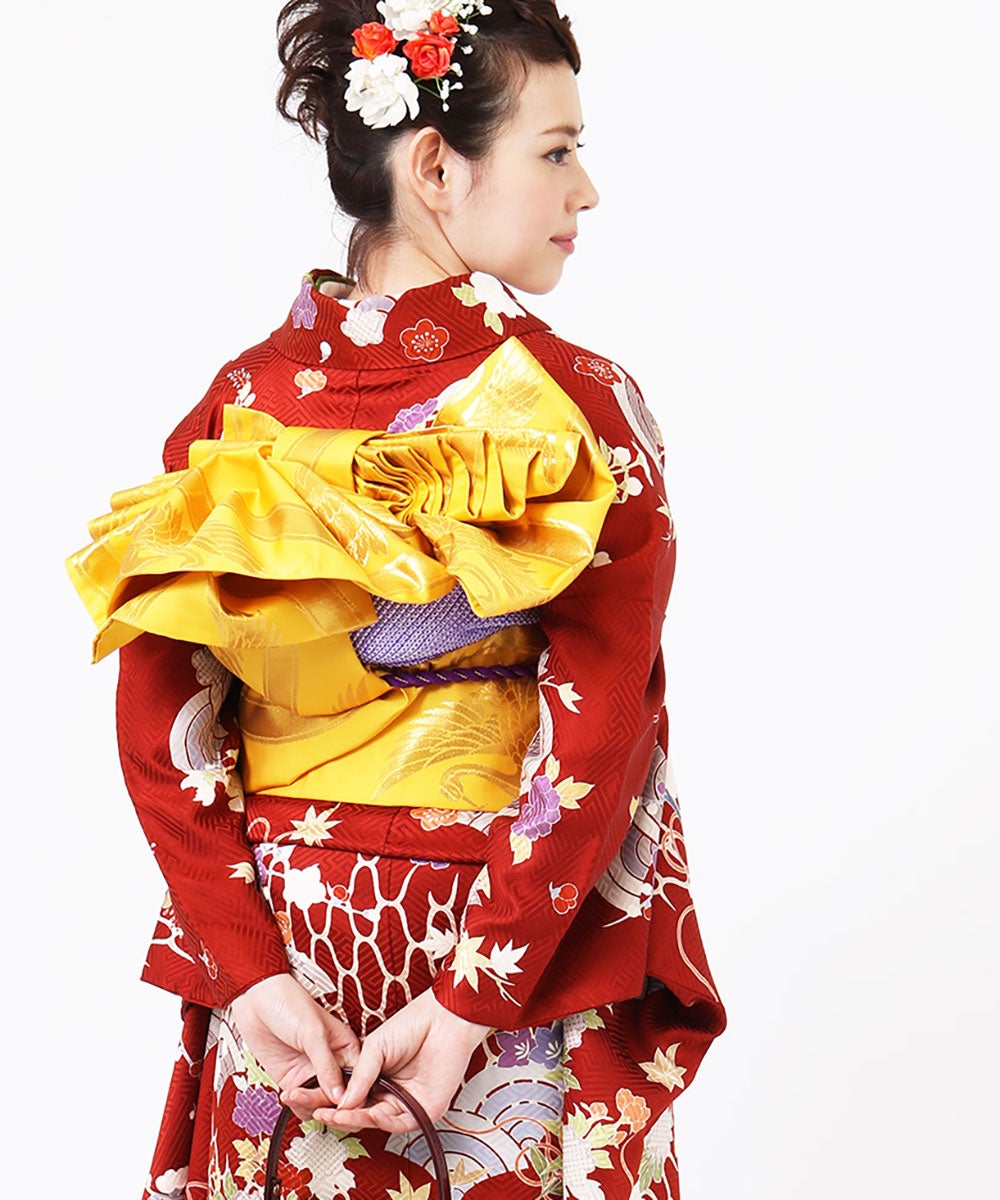 [レンタル] 【対応身長155-170cm】レンタル振袖フルセット-114の宅配レンタル - 6