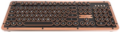 AZIO Bluetooth/USB有線接続 タイプライター式 キーボード アーティサン
