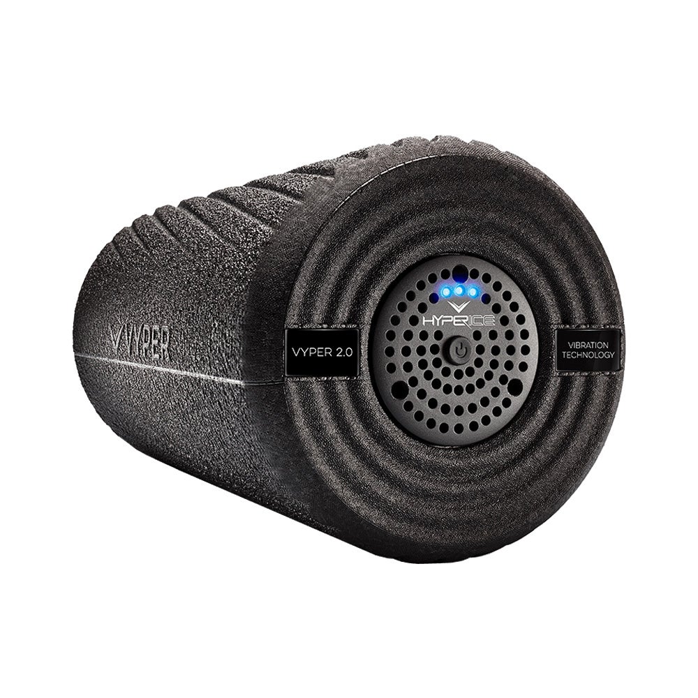 Hyperice Vyper ３段階の振動機能付き フォームローラー ブラック Vyper 3 バイパー 3 | フォームローラー型バイブレーションデバイス