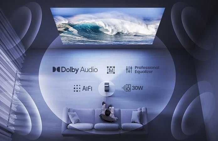 [レンタル] Anker Nebula Cosmos Laser 4K D23505F2 ホームプロジェクター - 11