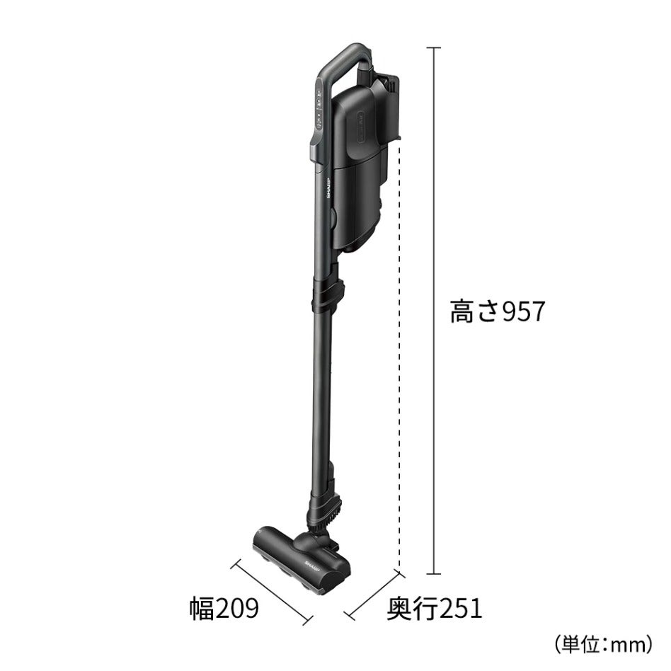 [レンタル] シャープ RACTIVE Air EC-KR2 コードレススティック 紙パック式掃除機 - 3