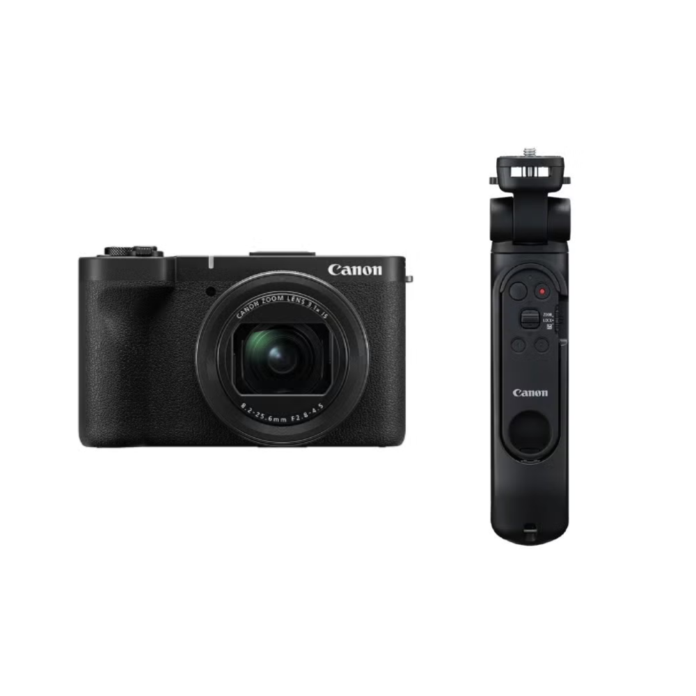 [レンタル] Canon PowerShot V1 コンパクトデジタルカメラ ＋トライポッドグリップ HG-200TBR