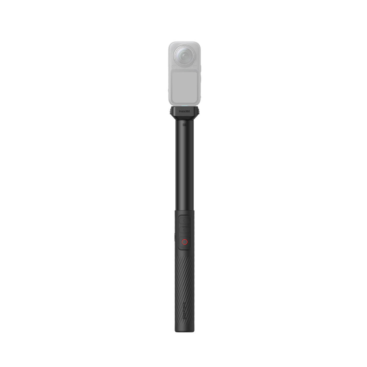 Insta360 X6 パワー自撮り棒 正面 カメラ装着時 - 2