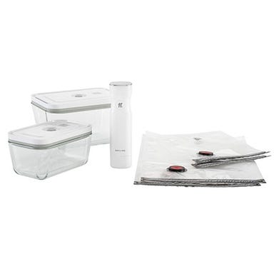 Zwilling フレッシュ＆セーブ 真空パック機 スターター7点セット ガラスコンテナM/L付属 (36806-007-0)