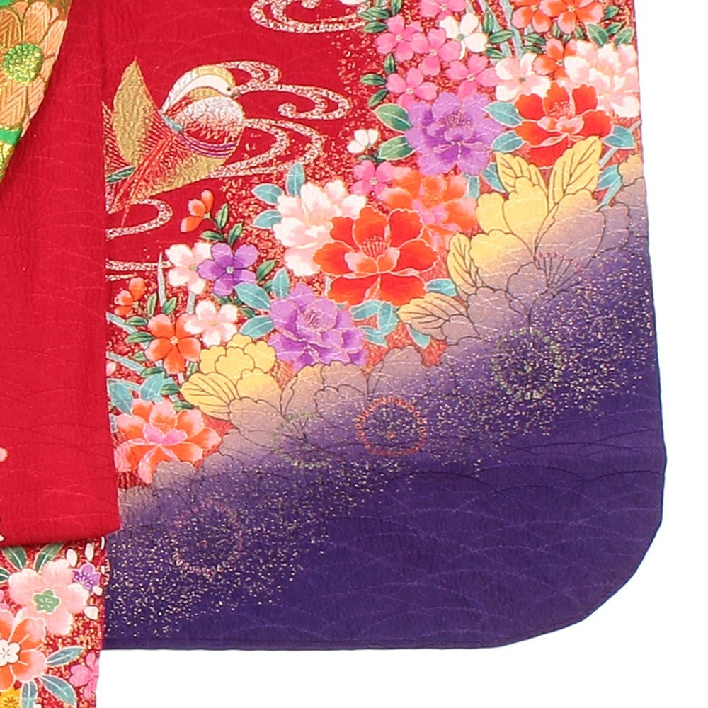 [レンタル] 七五三/節句 着物セット 7歳女の子 華やか グラデーション模様の宅配レンタル - 2