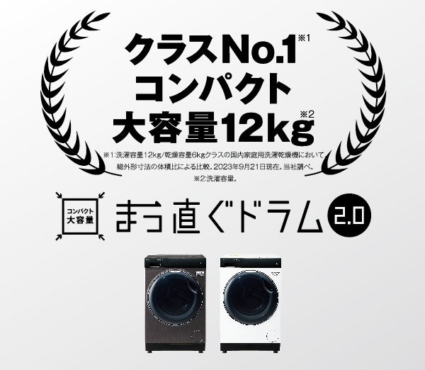 [レンタル] アクア 【右開き】ドラム式洗濯乾燥機 洗濯12kg/乾燥6kg AQW-DX12P - 6
