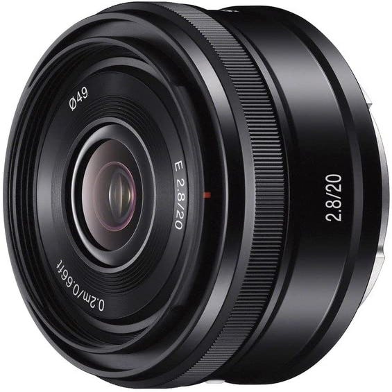 [レンタル] ソニー E 20mm F2.8 SEL20F28 単焦点レンズ｜中古