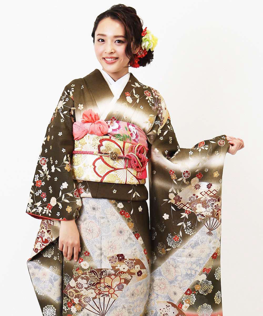 [レンタル] 【対応身長154-169cm】レンタル振袖フルセット-805の宅配レンタル - 4