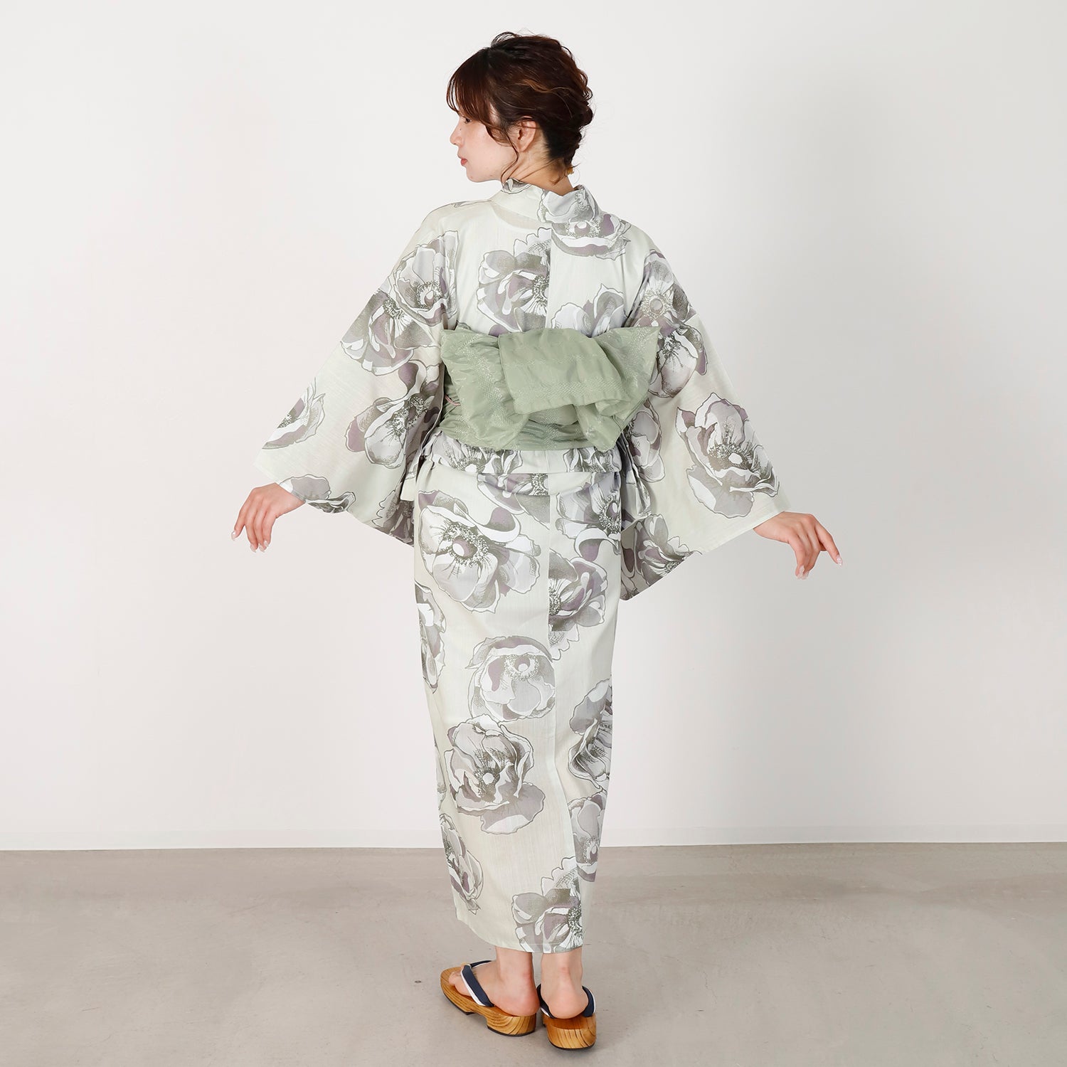 [レンタル] [2025新作]SION レディース浴衣 椿 フリーサイズの宅配レンタル - 5
