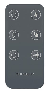 [レンタル] THREEUP（スリーアップ）ヒートワイドモイスト CH-T2563 人感/室温センサー付大風量加湿パネルセラミックヒーター - 2