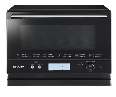 [18L]シャープ PLAINLY RE-WF183 オーブンレンジ ブラック