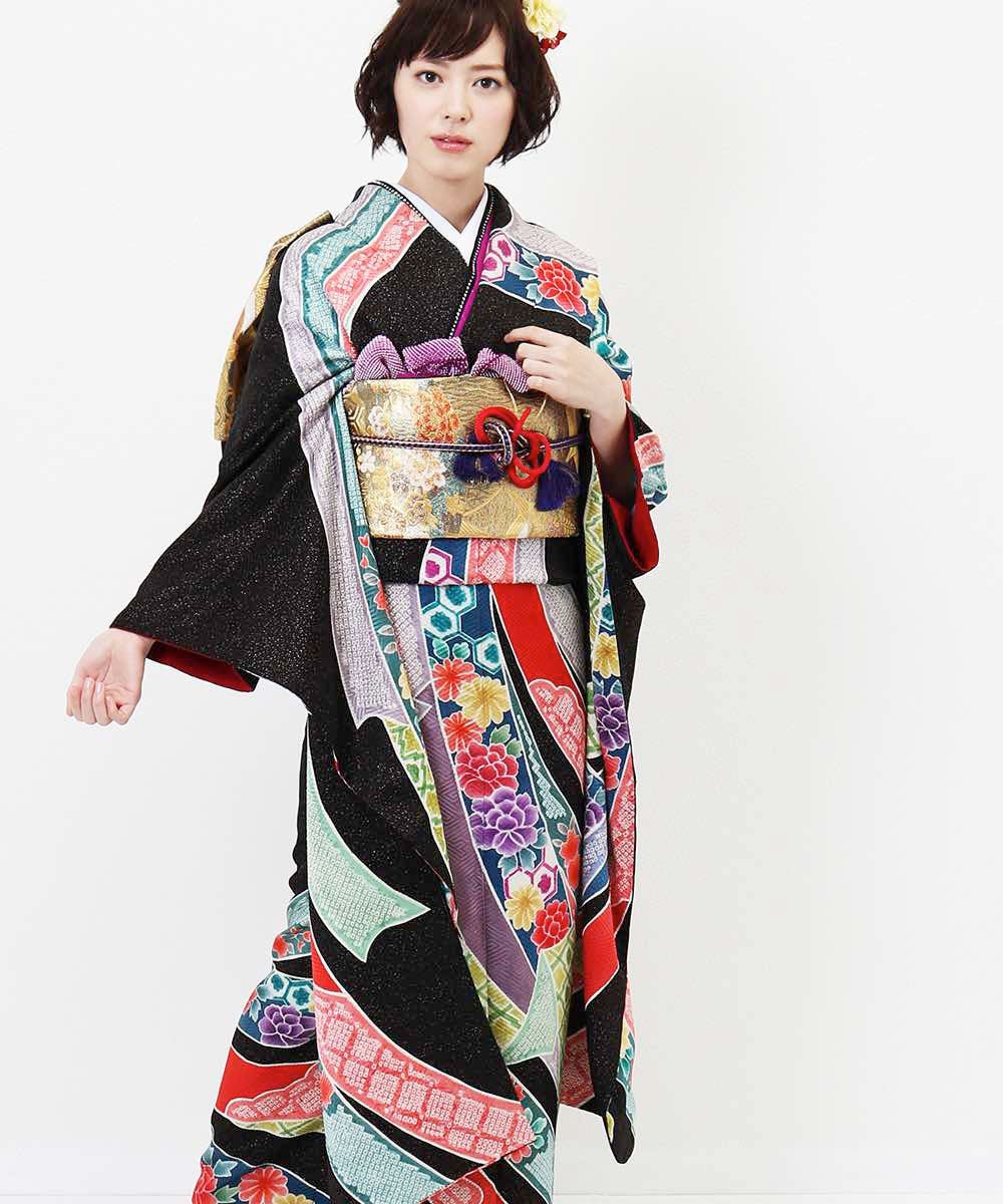 [レンタル] 【対応身長155-170cm】レンタル振袖フルセット-195の宅配レンタル - 5