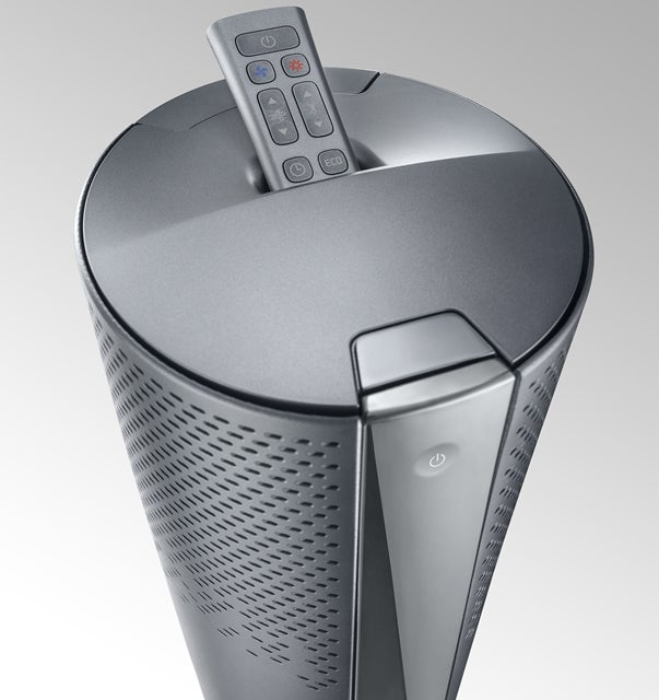 デロンギHFX85W14Cホットアンドクールファン レンタル] デロンギ 空気清浄機能付き スリムファン HFX85W14C