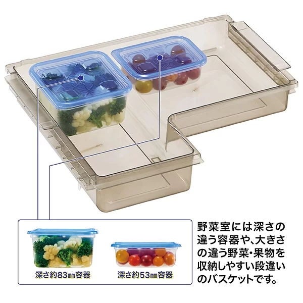 [レンタル] [362L][二人暮らし向け][右開き]アクア AQR-S36R 冷凍冷蔵庫 - 20