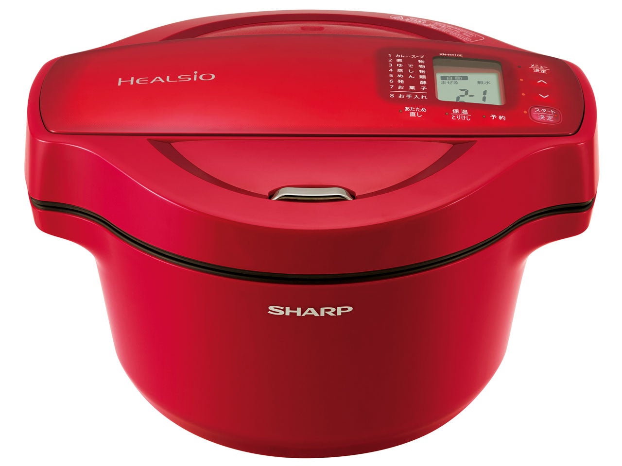 シャープ ヘルシオ ホットクック KN-HW16E-R レッド 1.6L容量