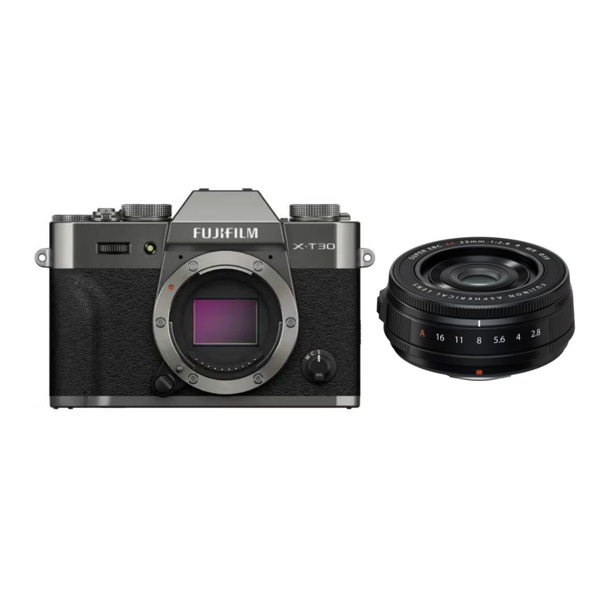 [レンタル] 富士フイルム X-T30 III & FUJINON XF23mmF2.8 R WR 単焦点レンズ チャコールシルバー