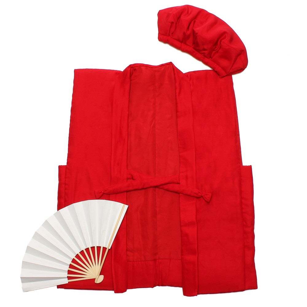 レンタル] 【還暦祝い 4点セット】赤ちゃんちゃんこ・帽子・扇子