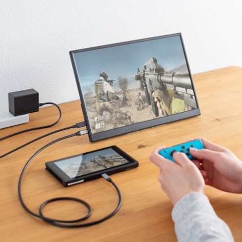 サンワサプライ DP-08 タッチパネル搭載モバイルモニター（14インチ） Nintendo Switch接続 ゲーム利用 - 36