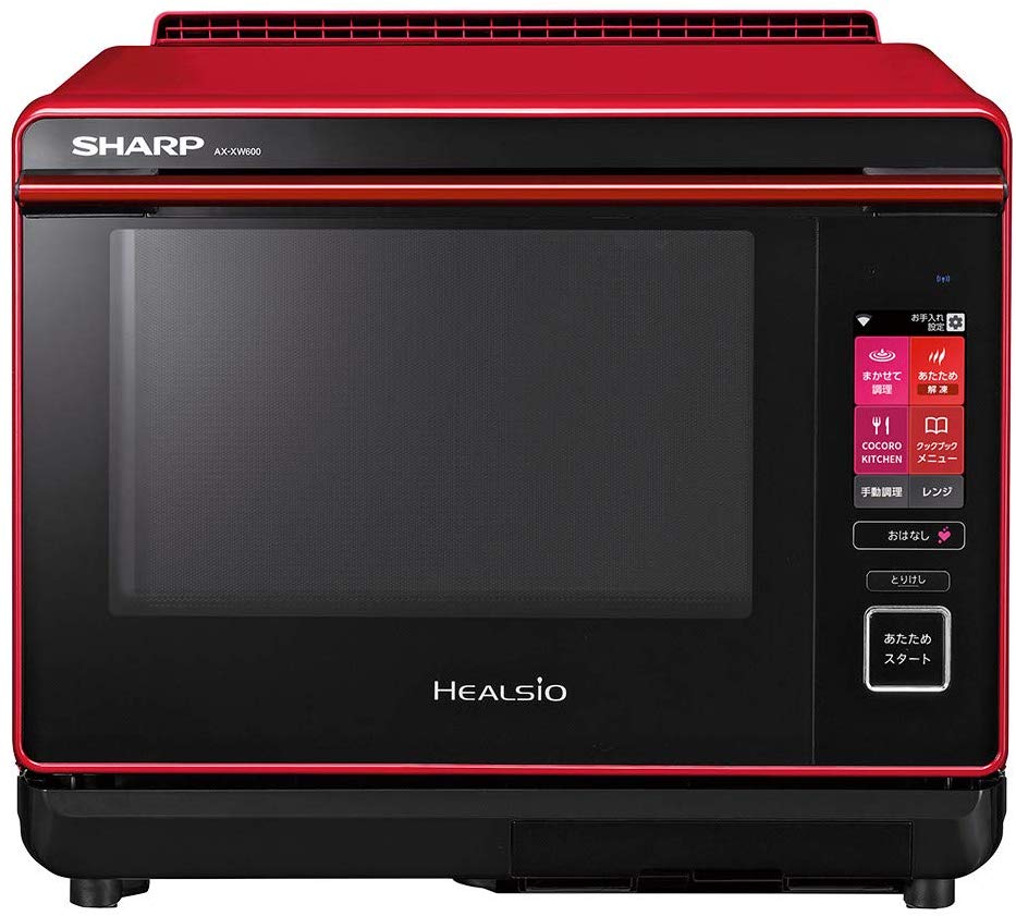 [30L]シャープ ウォーターオーブン ヘルシオ AX-XW600 オーブンレンジ レッド