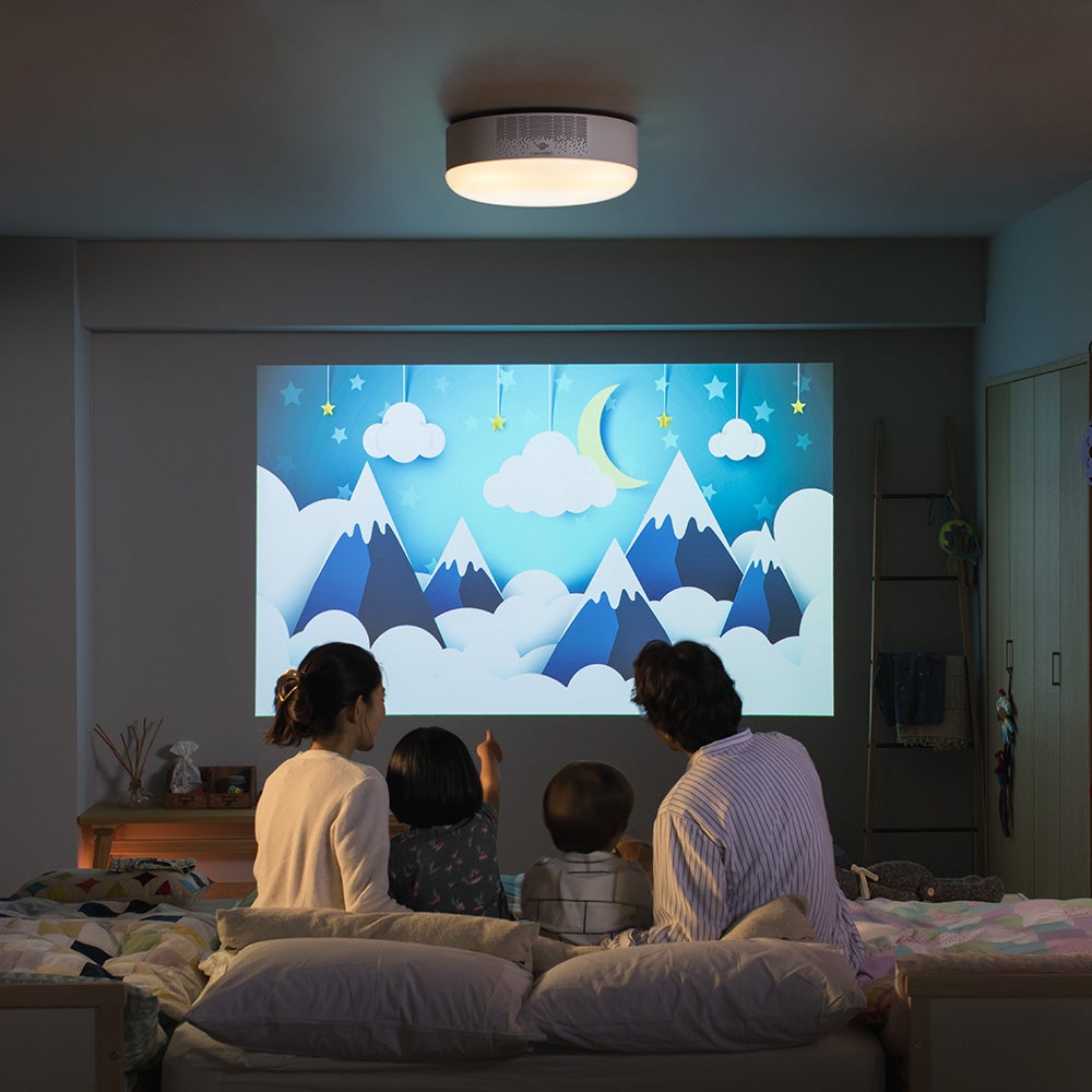 レンタル] popIn Aladdin 2 Plus 世界初の照明一体型プロジェクター