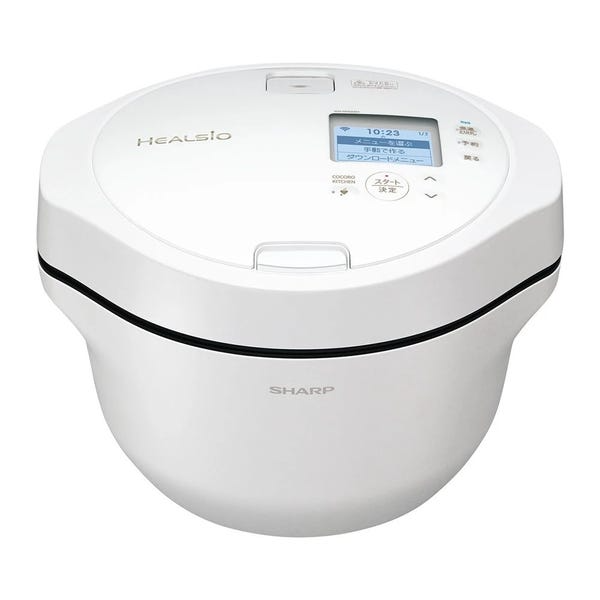 [レンタル] 【長期利用向け】 [新品]シャープ ヘルシオ ホットクック KN-HW24H 2〜6人用 2.4L容量 ホワイト