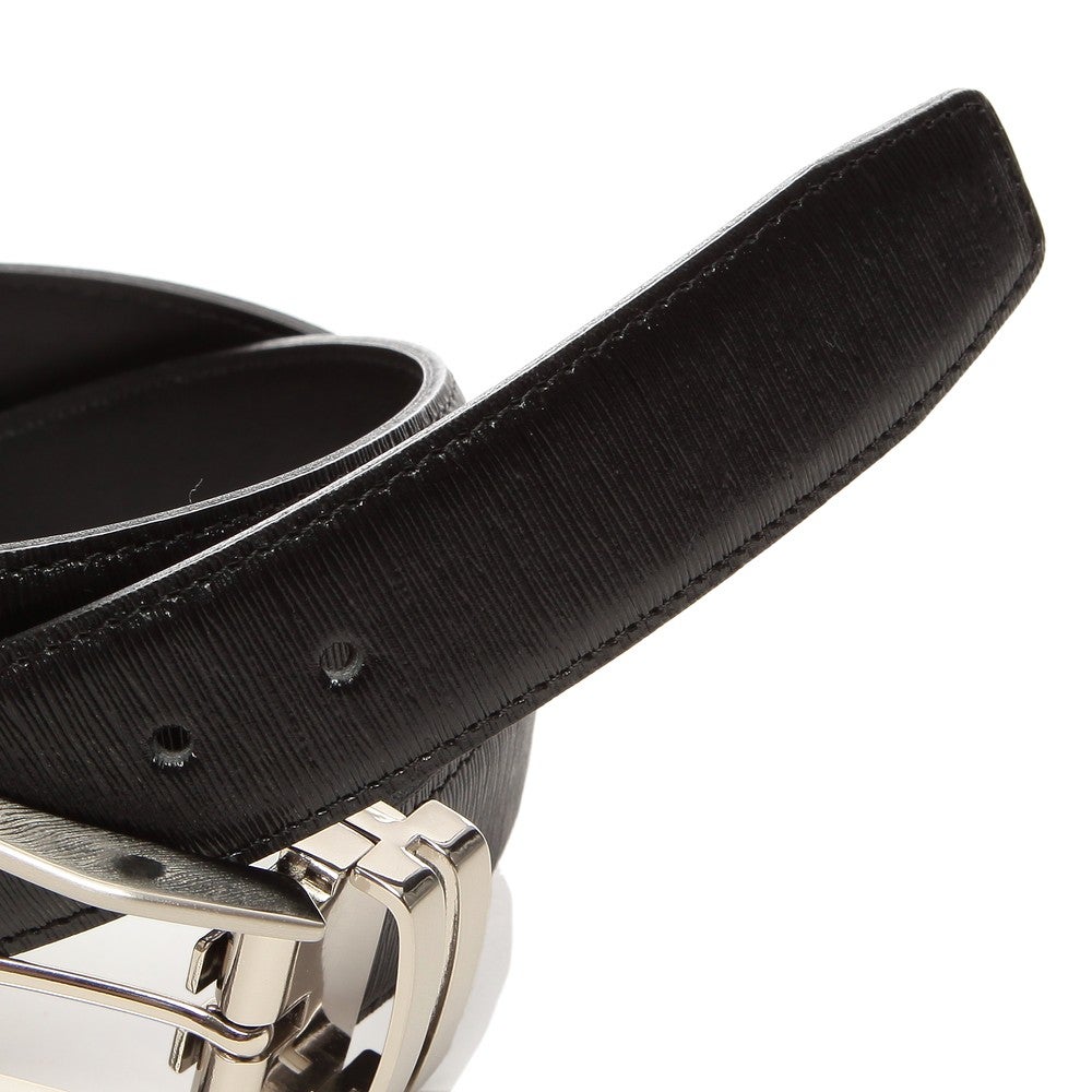 [レンタル] メンズ 本革 黒ベルト 長さを選べる3サイズ(S/M/L)の宅配レンタル - 3