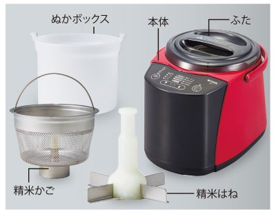 レンタル] [5合]タイガー 精米機 家庭用 無洗米 機能付 RSF-A100-R