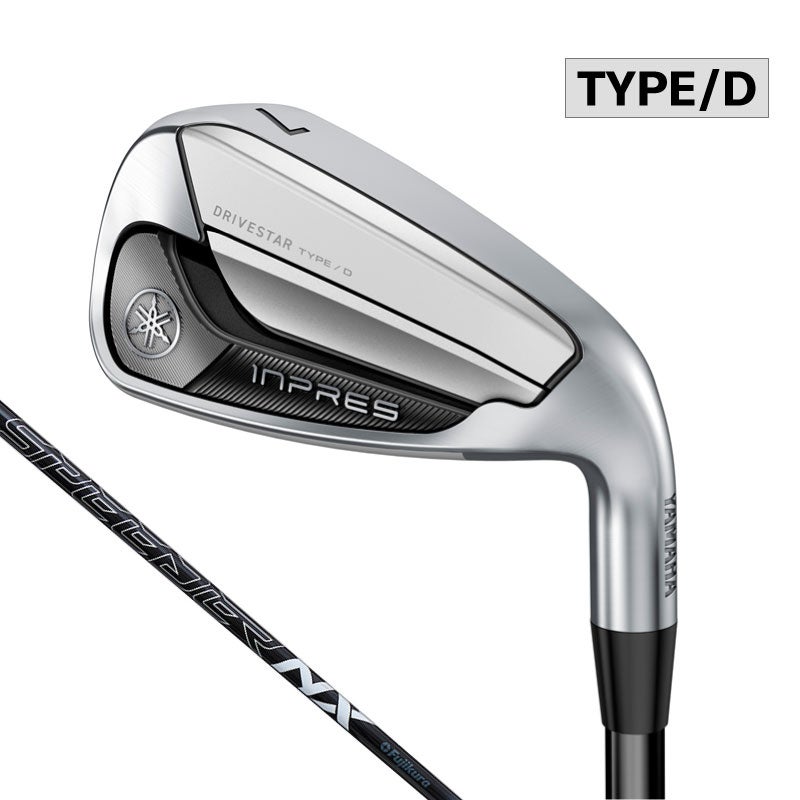 [レンタル] ヤマハ 2025 INPRES DRIVESTAR TYPE/D アイアンセット#6~PWセット（#7＝ロフト 25°/シャフト SPEEDER NX for Yamaha M-425i/クラブ長さ38インチ） SR