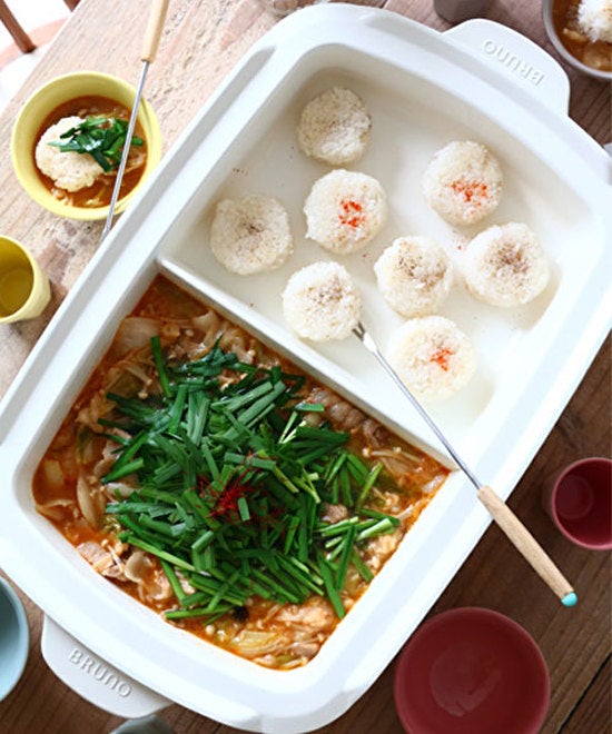 [レンタル] ブルーノ ホットプレートグランデサイズ用仕切り鍋 - 3