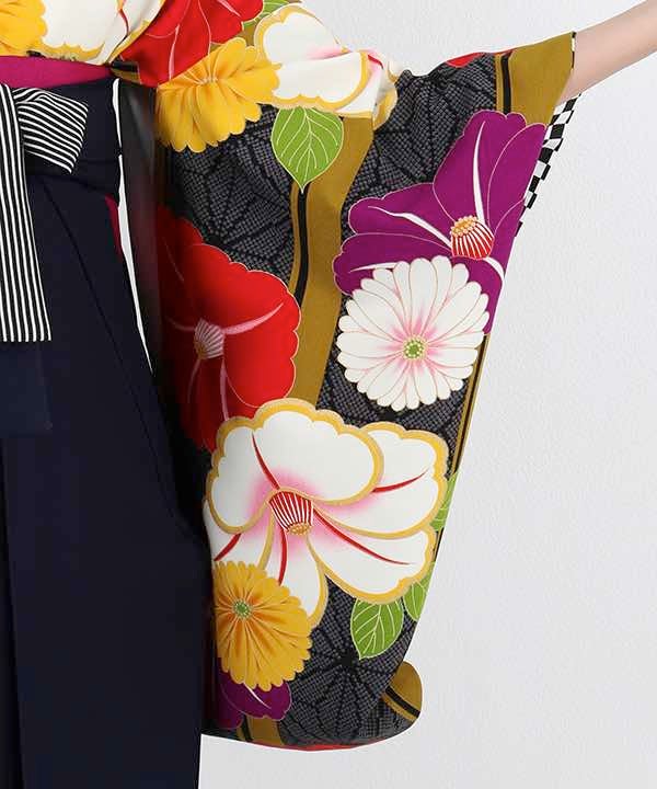 [レンタル] 【対応身長 157cm～165cm】卒業式 袴 レンタル フルセット 女性 袴セット-1432の宅配レンタル - 12